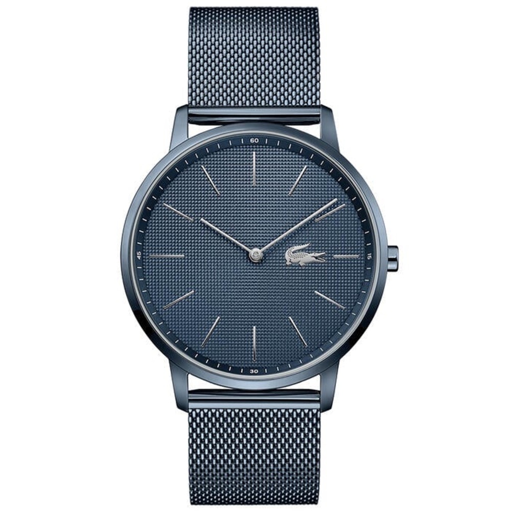 Lacoste Men’s Moon Blue - Navy Mesh Watch – New w/ Tags
